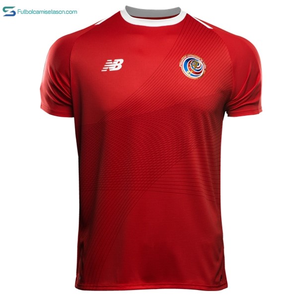 Camiseta Costa Rica 1ª 2018 Rojo